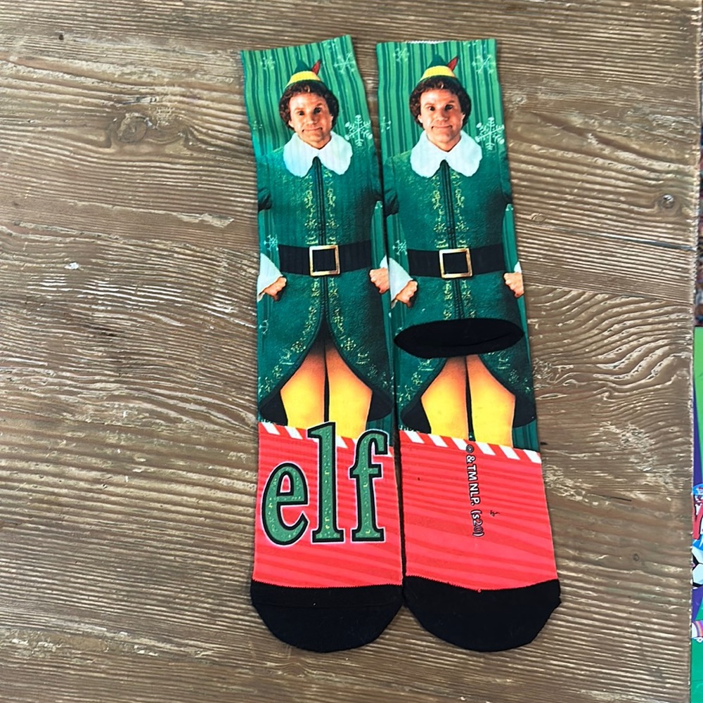 "ELF" with Will Ferrell - Men's Crew Socks new without tags